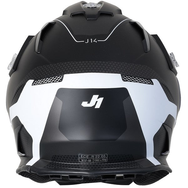 Just1 Casco Moto J14-F ELITE BLANCO NEGRO-ProCircuit