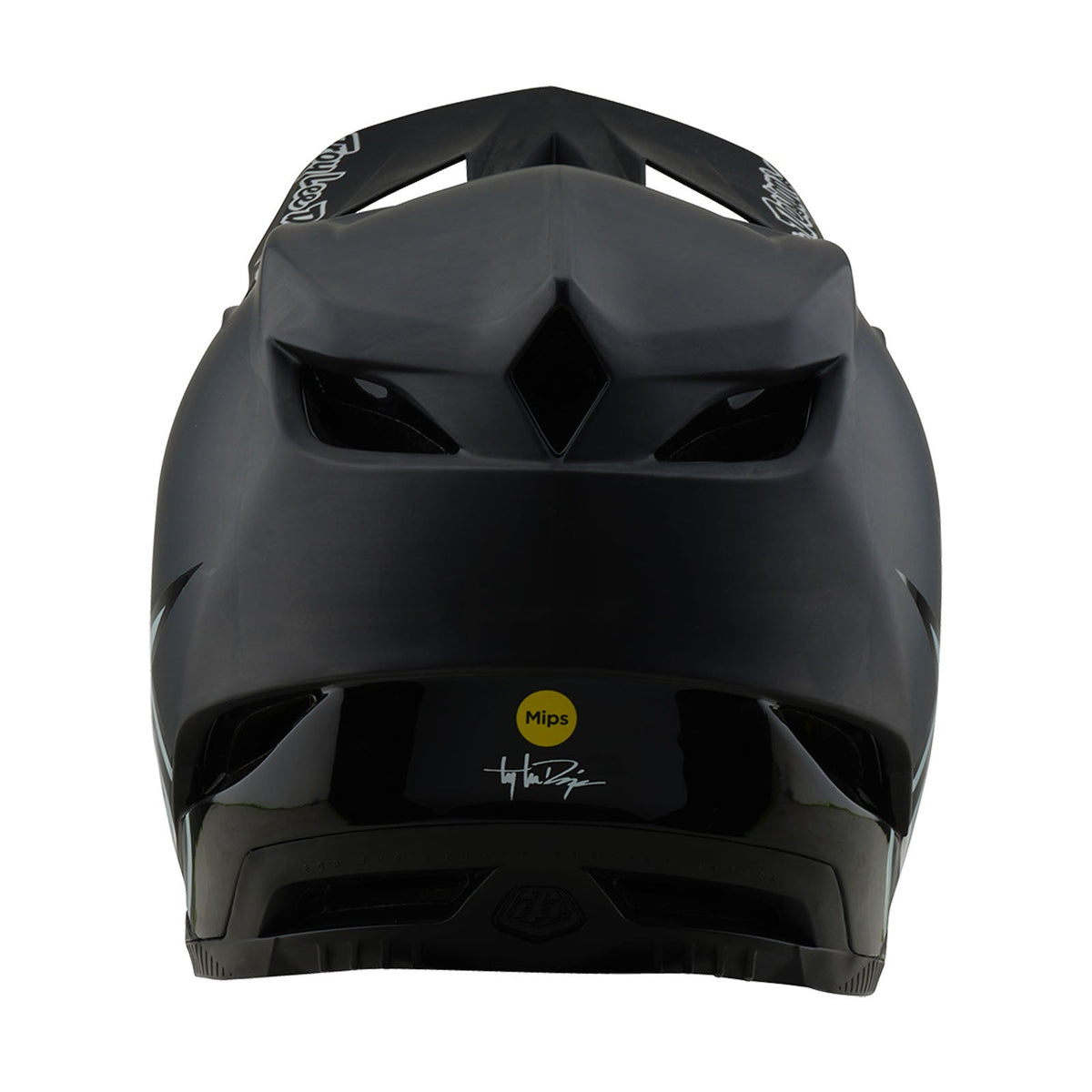 Casco Troy Lee Designs de bicicleta D4 carbon stealth negro - procircuit