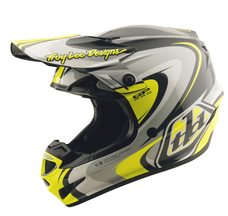 CASCO TROY LEE GP PRO CROSSOVER GRAY / FLO YELLOW - procircuit
