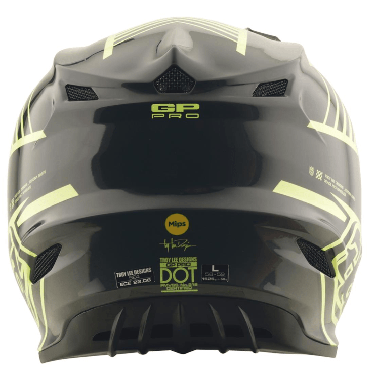 CASCO TROY LEE GP PRO CROSSOVER GRAY / FLO YELLOW - procircuit
