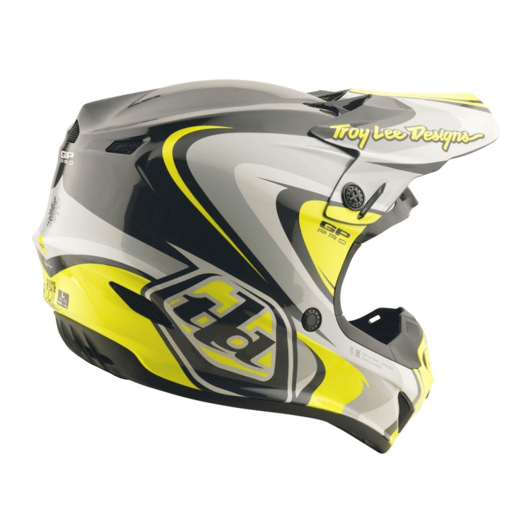 CASCO TROY LEE GP PRO CROSSOVER GRAY / FLO YELLOW - procircuit