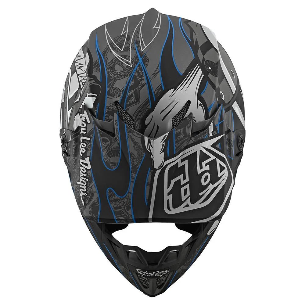 CASCO TROY LEE SE4 COMPOSITE; EYEBALL BLACK / SILVER - procircuitcl