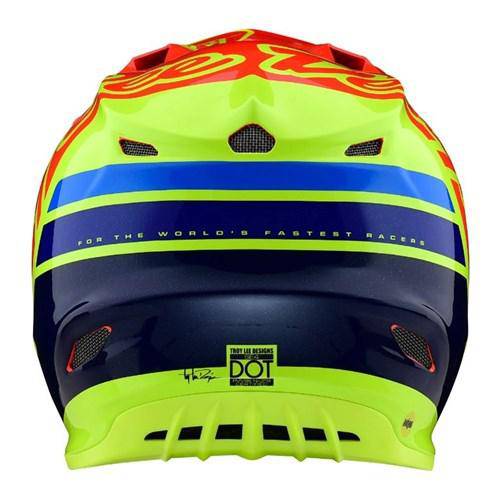 CASCO TROY LEE SE4 ECE COMPOSITE SILHOUETTE ORANGE YELLOW - procircuitcl