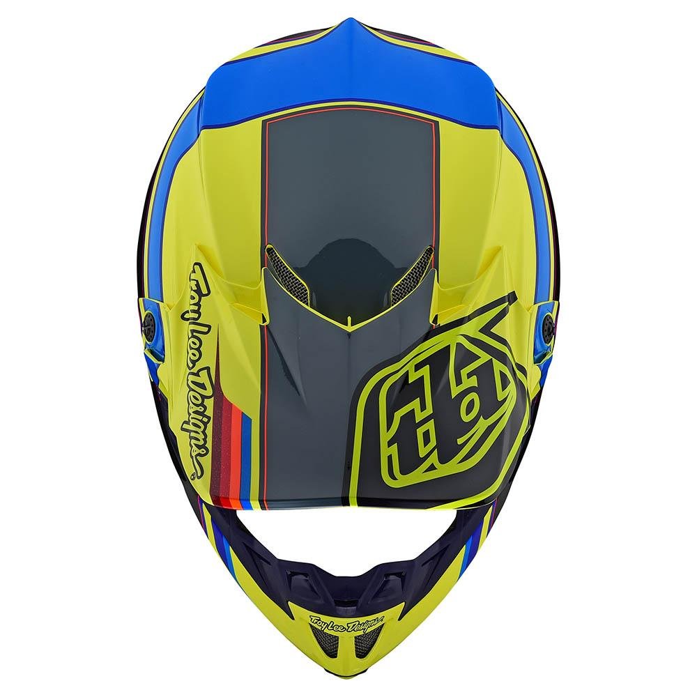 CASCO TROY LEE SE4 ECE COMPOSITE; SPEED YELLOW / GRAY - procircuitcl