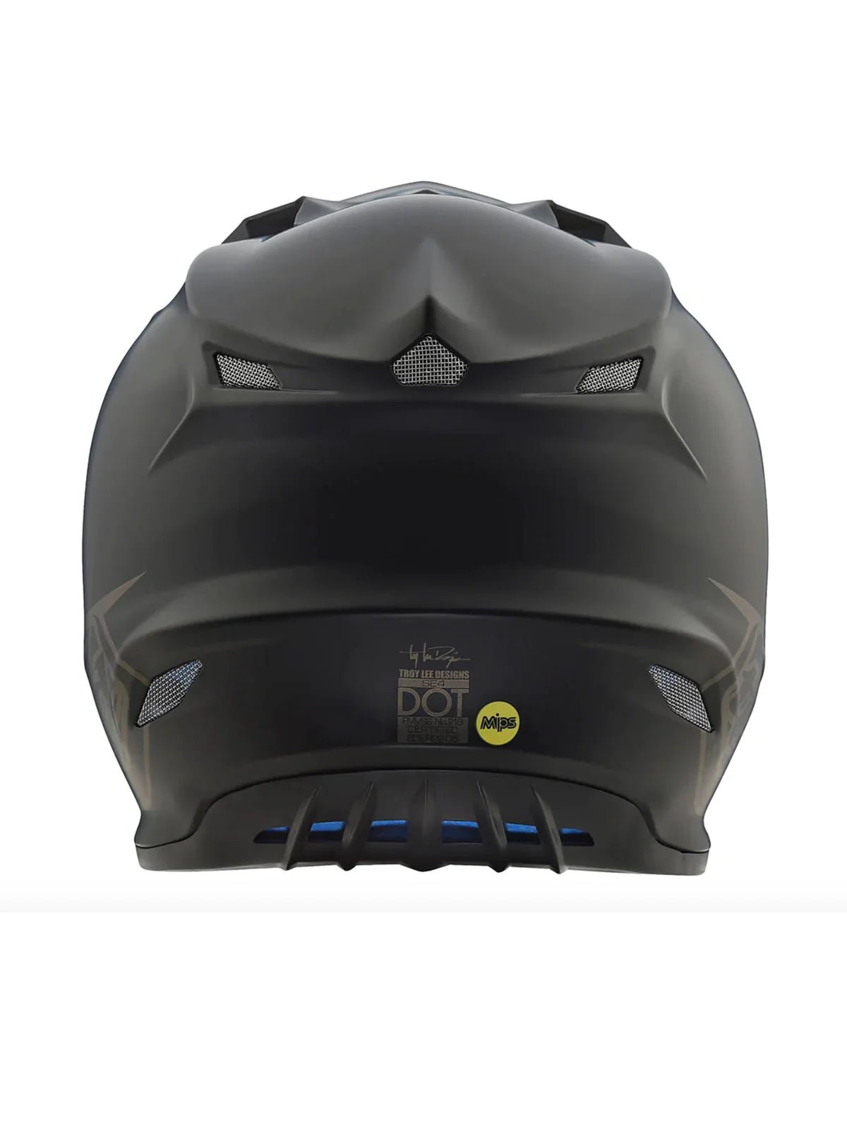 CASCO TROY LEE SE4 ECE POLYACRYLITE MIDNIGHT NIÑO BLACK - procircuitcl