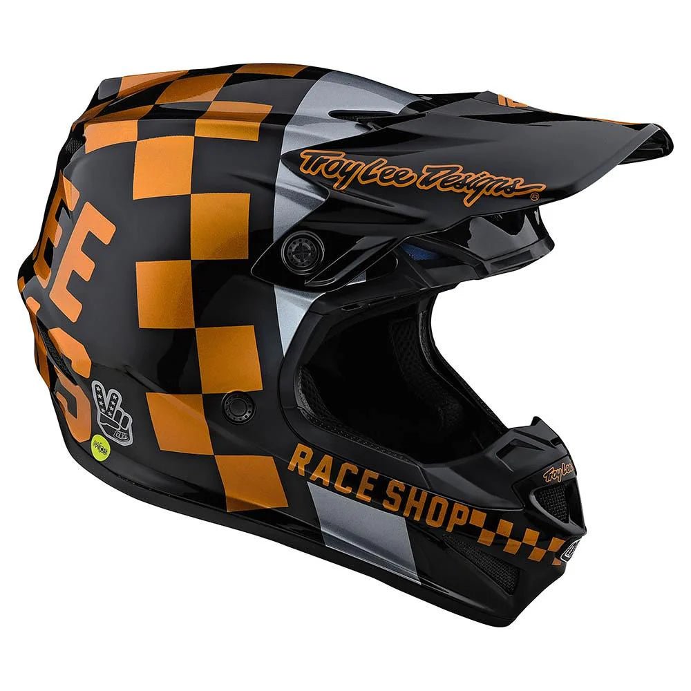 CASCO TROY LEE SE4 POLYACRYLITE; CHECKER BLACK / GOLD - procircuitcl