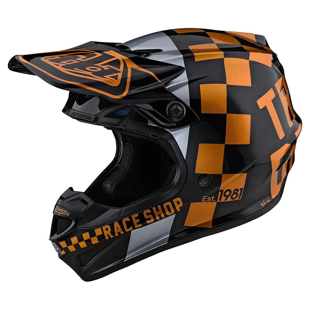 CASCO TROY LEE SE4 POLYACRYLITE; CHECKER BLACK / GOLD - procircuitcl