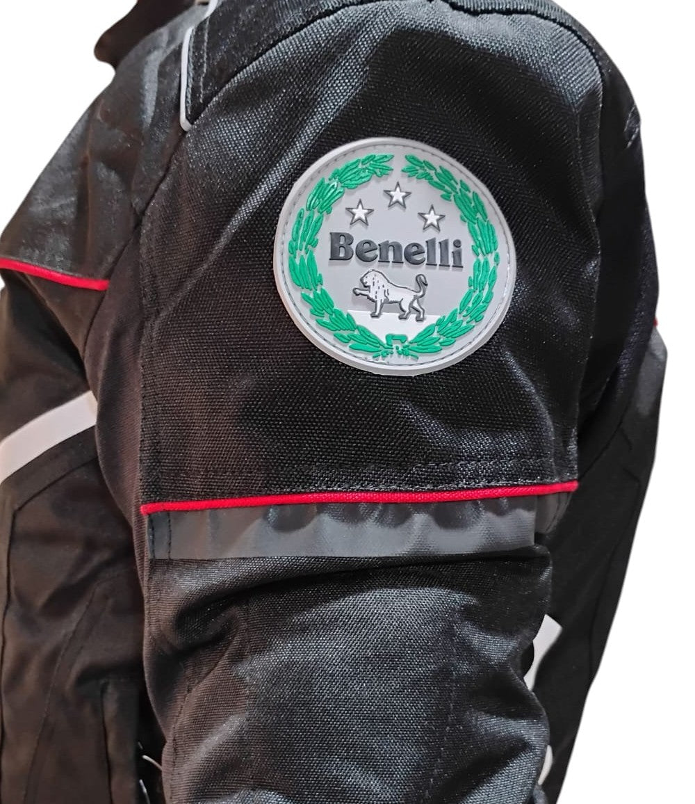 CHAQUETA BENELLI COPER - TEX NEGRO ROJO - procircuitcl
