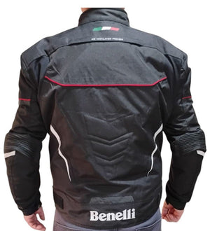 CHAQUETA BENELLI COPER - TEX NEGRO ROJO - procircuitcl