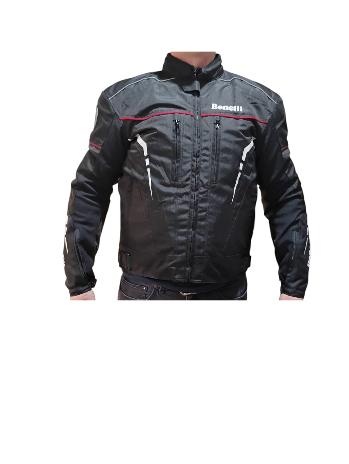 Chaqueta Benelli coper-tex negro rojo