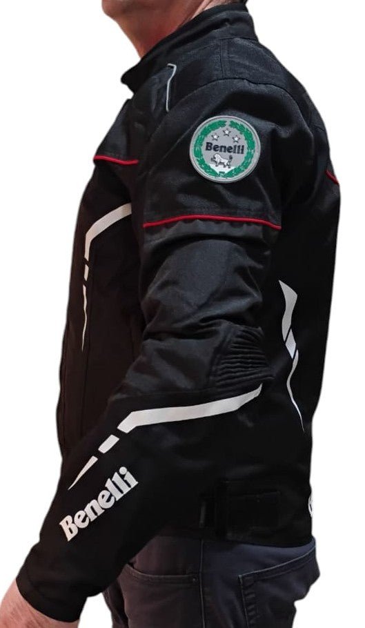 CHAQUETA BENELLI COPER - TEX NEGRO ROJO - procircuitcl