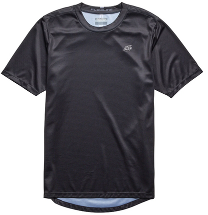 Polera Troy Lee Desing Flowline SS Solid Black