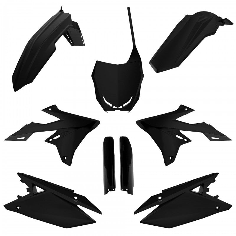 Repuesto Polisport full kit platicos Suzuki RMZ450(18-23) RMZ250(19-23) black