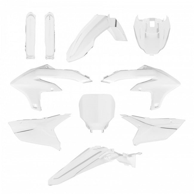 Repuesto Polisport full kit platicos Yamaha YZ450F(23-24) YZ250F(23) white
