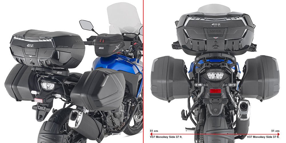 Givi Anclaje Lateral Para Maletas V35, V37 MONOKEY® SIDE a combinar con 02RKIT - procircuitcl