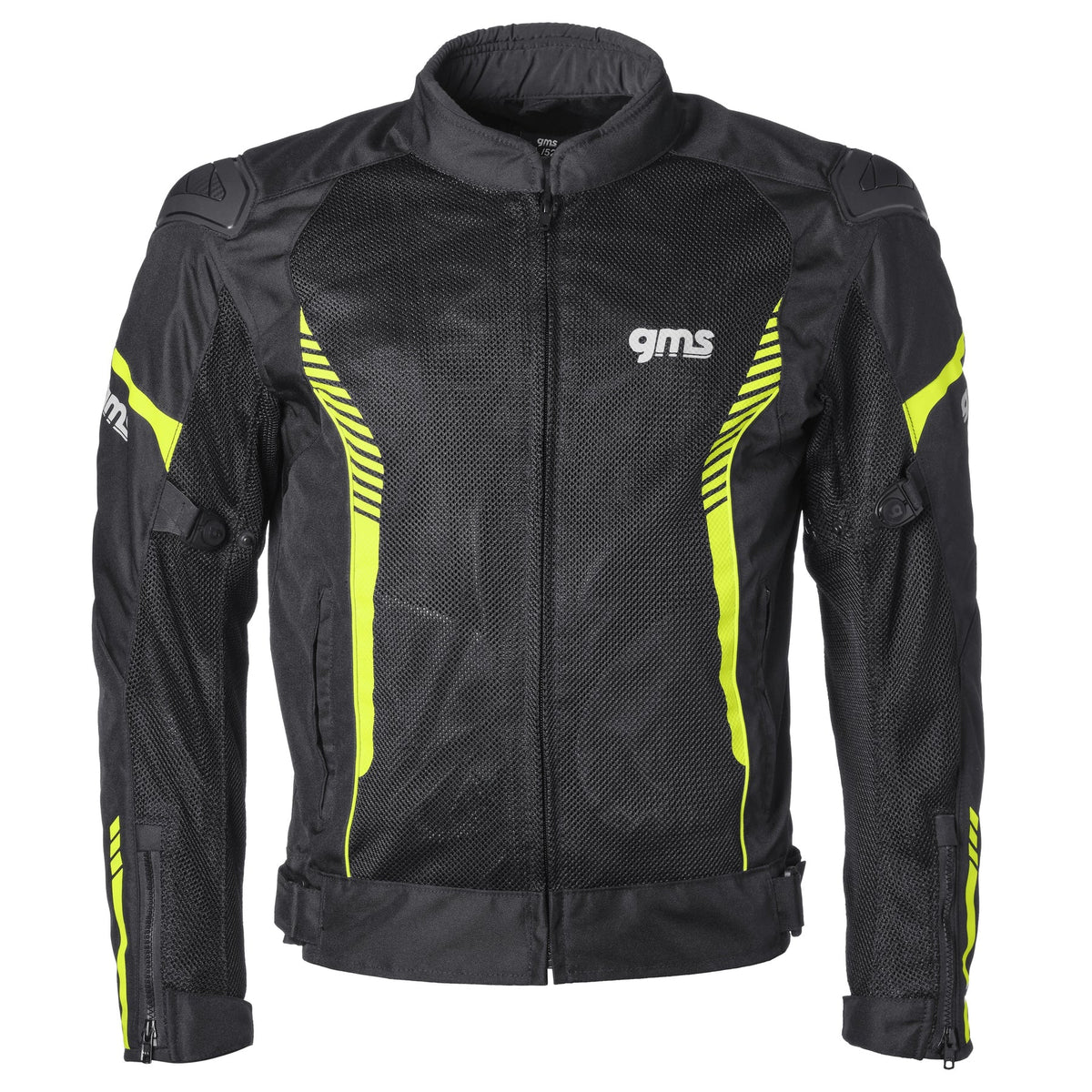 Chaqueta GMS samu mesh negro amarillo de moto