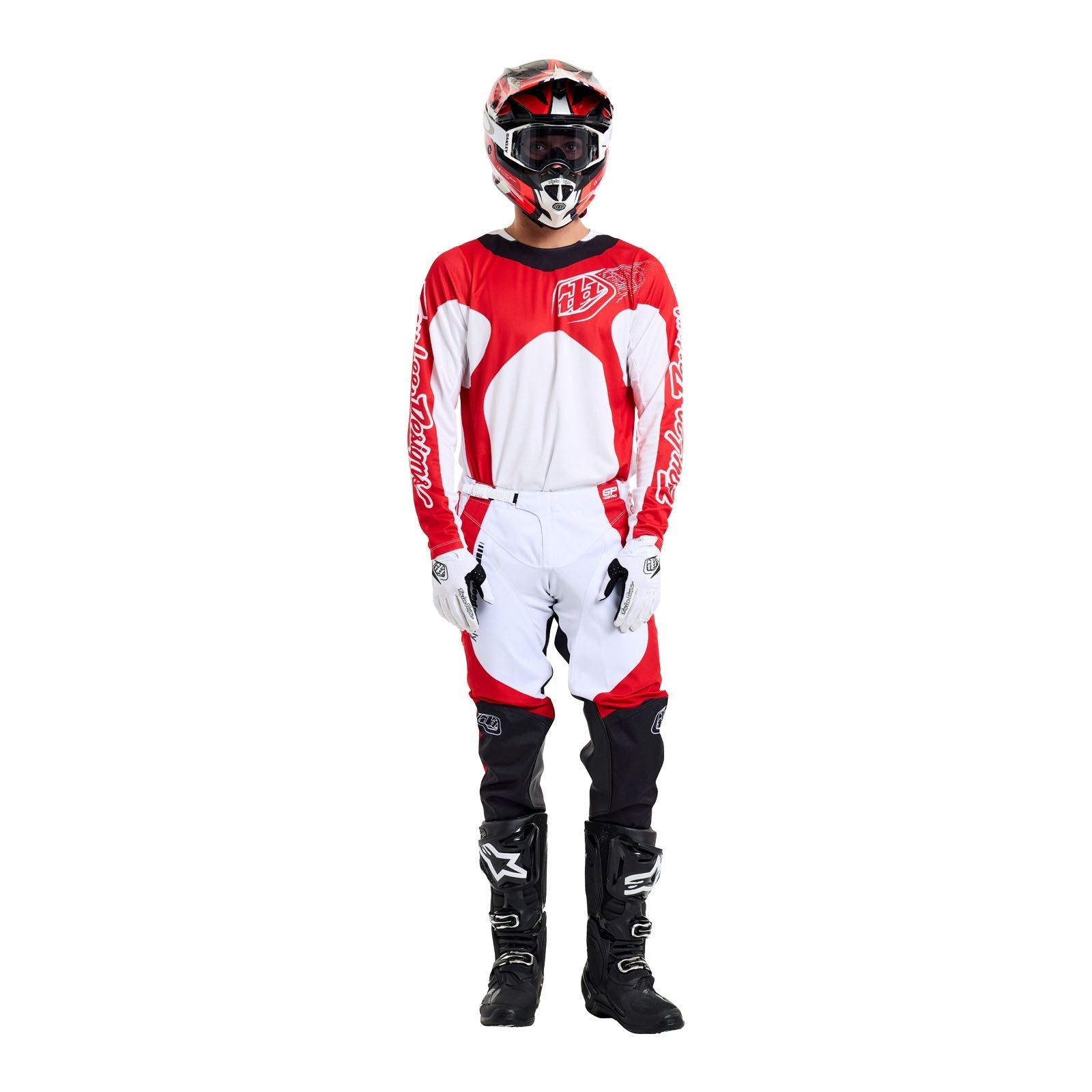 GP PRO PANTALON FRAMES BLANCO/ROJO - procircuitcl