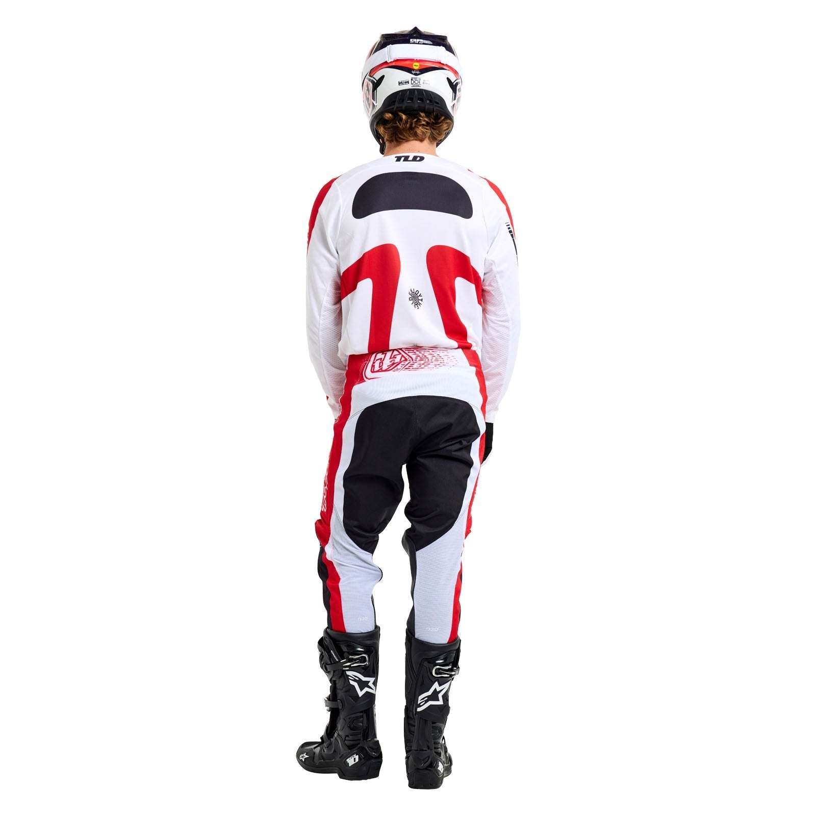 GP PRO POLERA FRAMES BLANCO/ROJO - procircuitcl