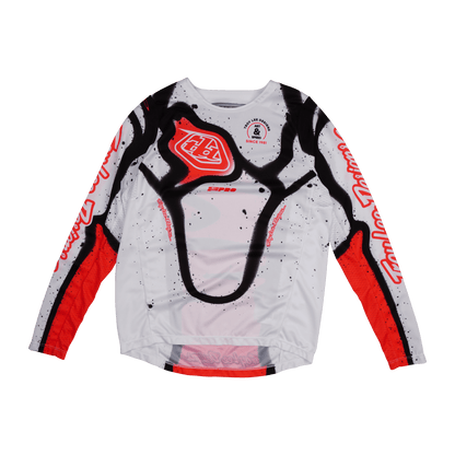 GP PRO POLERA NIÑO MEMBRANE BLANCO/ROJO - procircuitcl