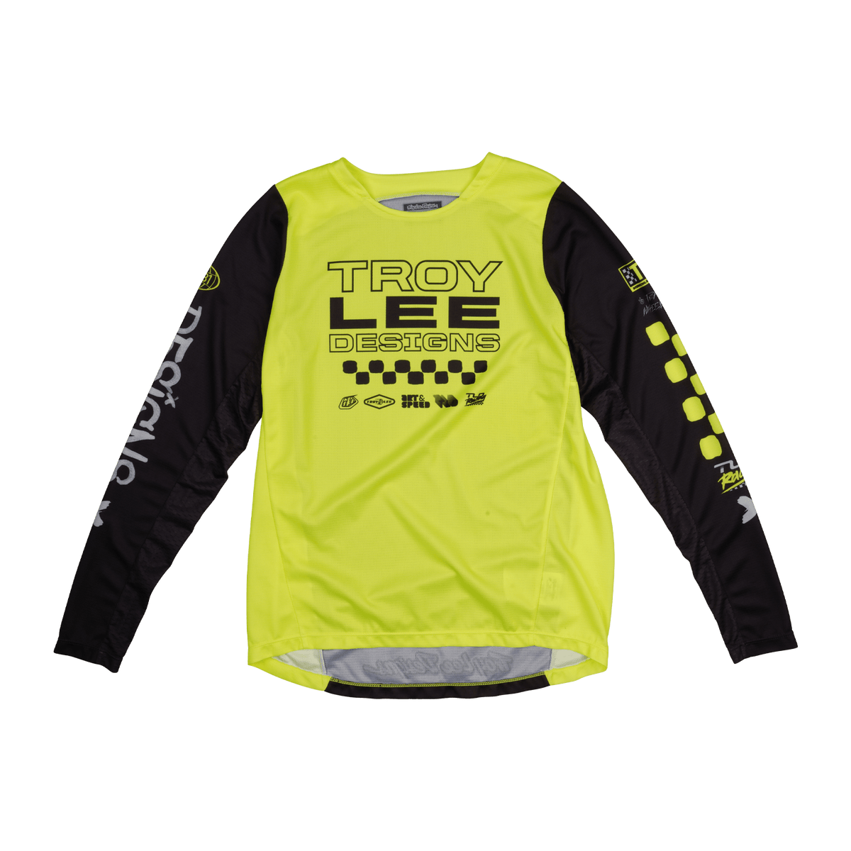 Polera Troy Lee Designs GP pro niño standard amarrilo