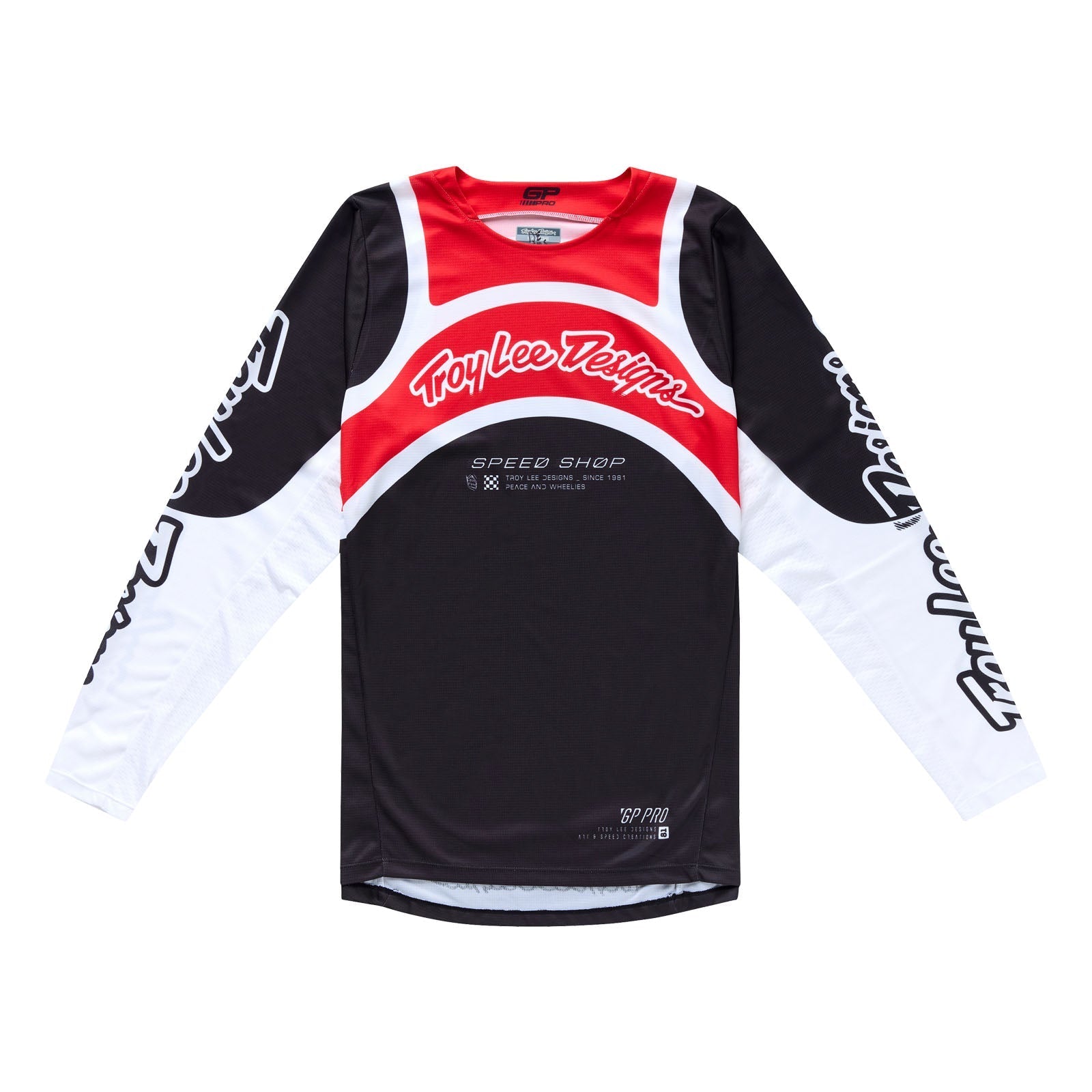 GP PRO POLERA SWERVE NEGRO/ROJO - procircuitcl