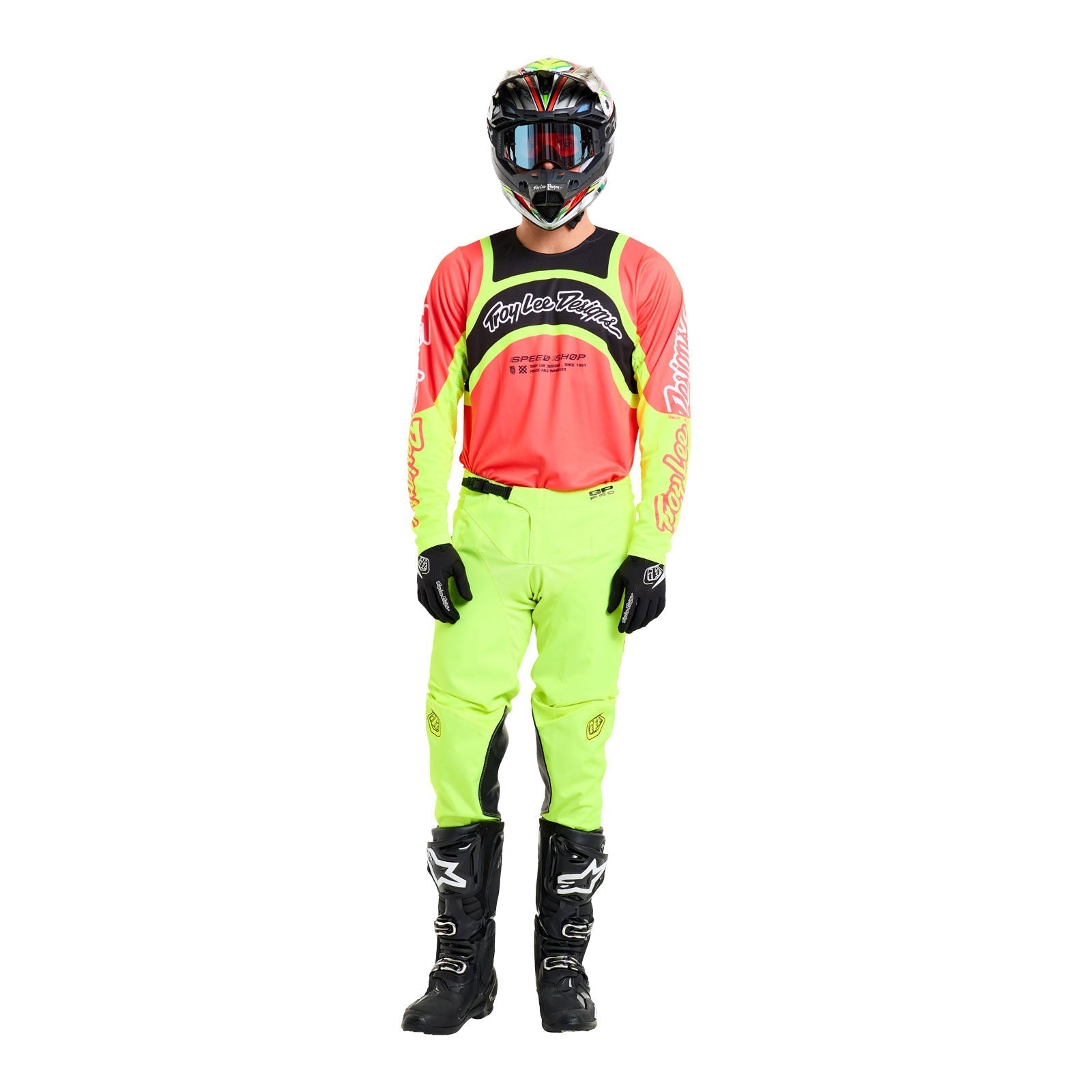 GP PRO POLERA SWERVE ROJO/AMARILLO - procircuitcl