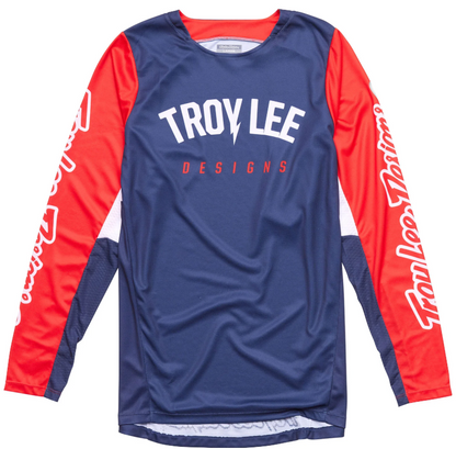 Polera Troy Lee Desing Boltz Navy / Red