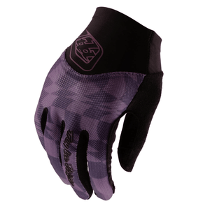 Guantes Troy Lee Desing Ace Twisted Checkers Deep Purple para mujer - procircuit