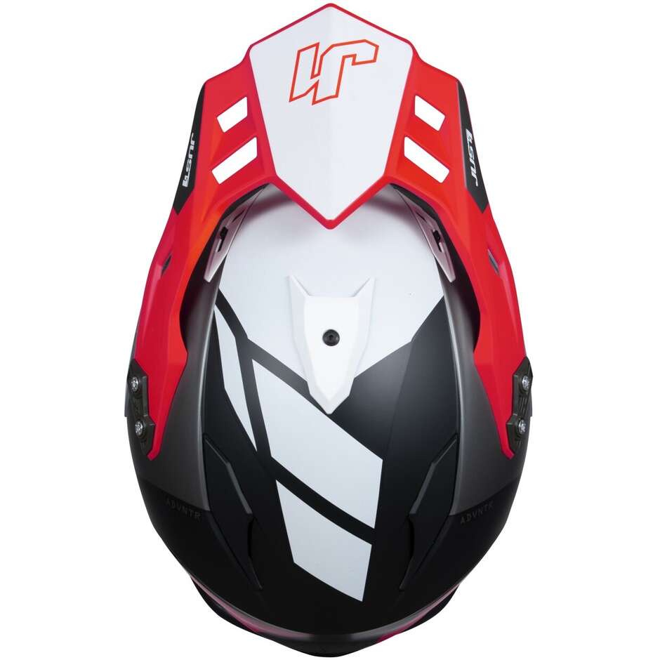 Just1 Casco Moto J34 PRO EXTERIOR ROJO FLUOR NEGRO-ProCircuit