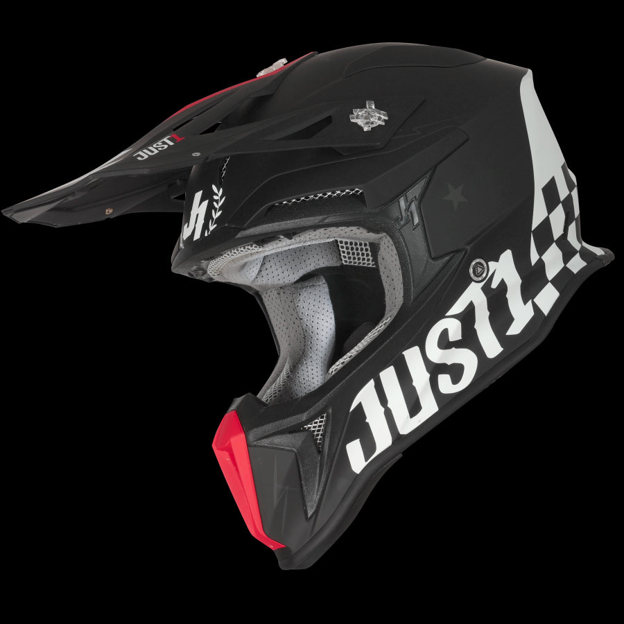 Just1 Casco Moto J18 Old School Black-ProCircuit