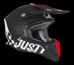 Just1 Casco Moto J18 Old School Black-ProCircuit