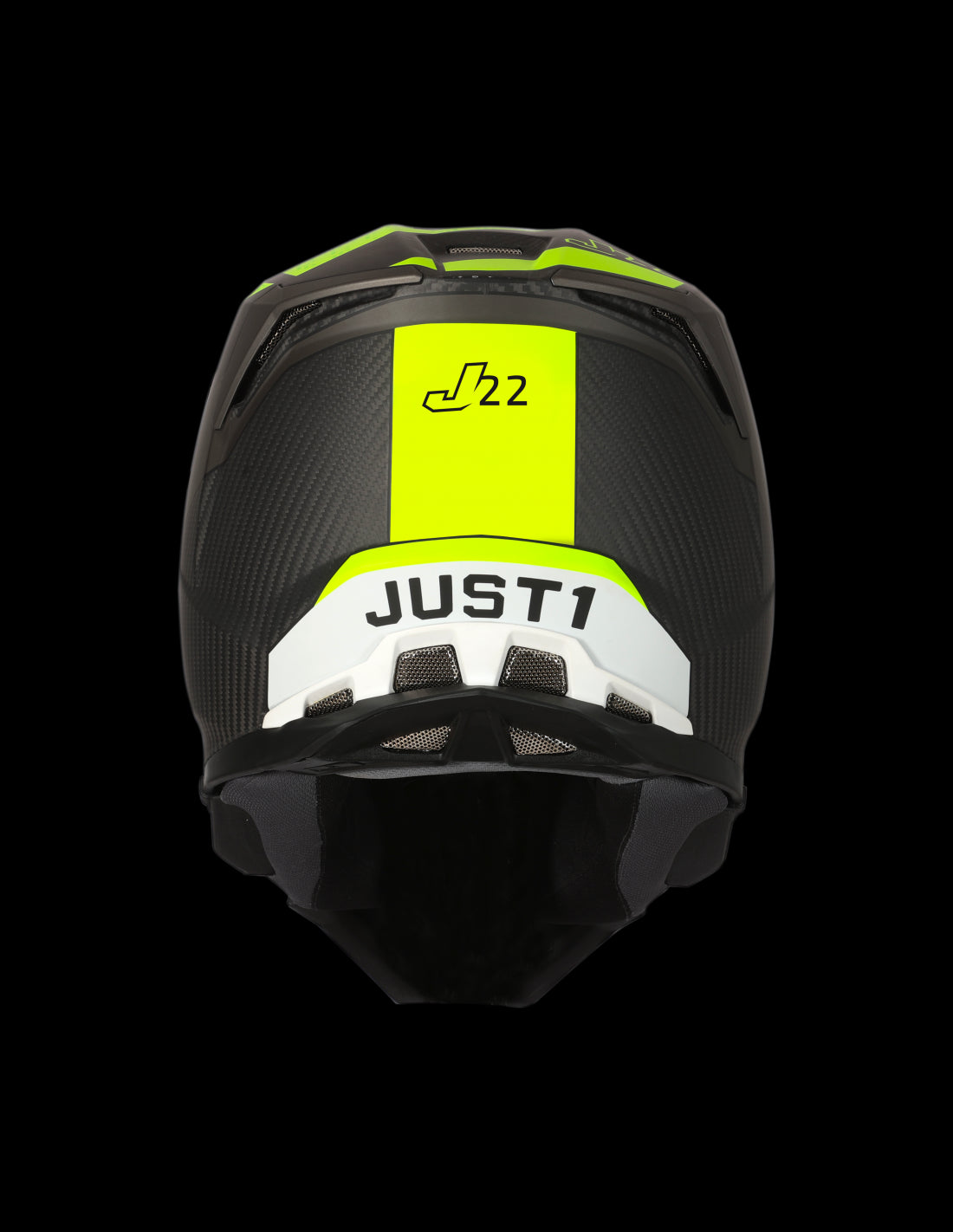 Just1 Casco Moto J22 Adrenaline Fluo Yellow Carbon-ProCircuit