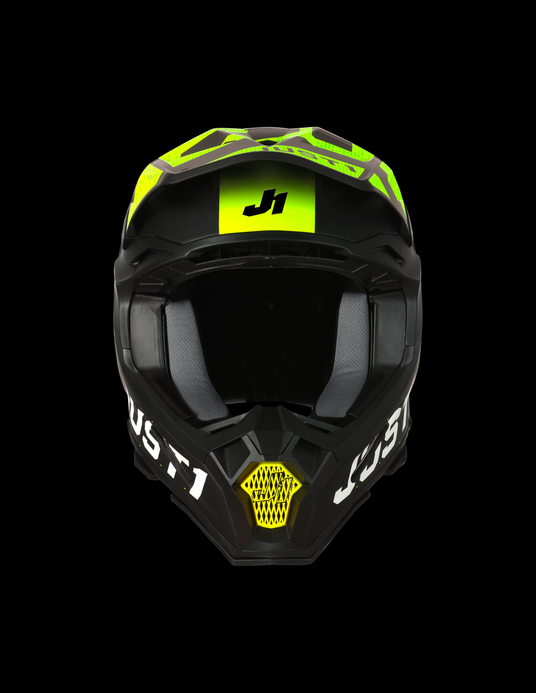 Just1 Casco Moto J22 Adrenaline Fluo Yellow Carbon-ProCircuit