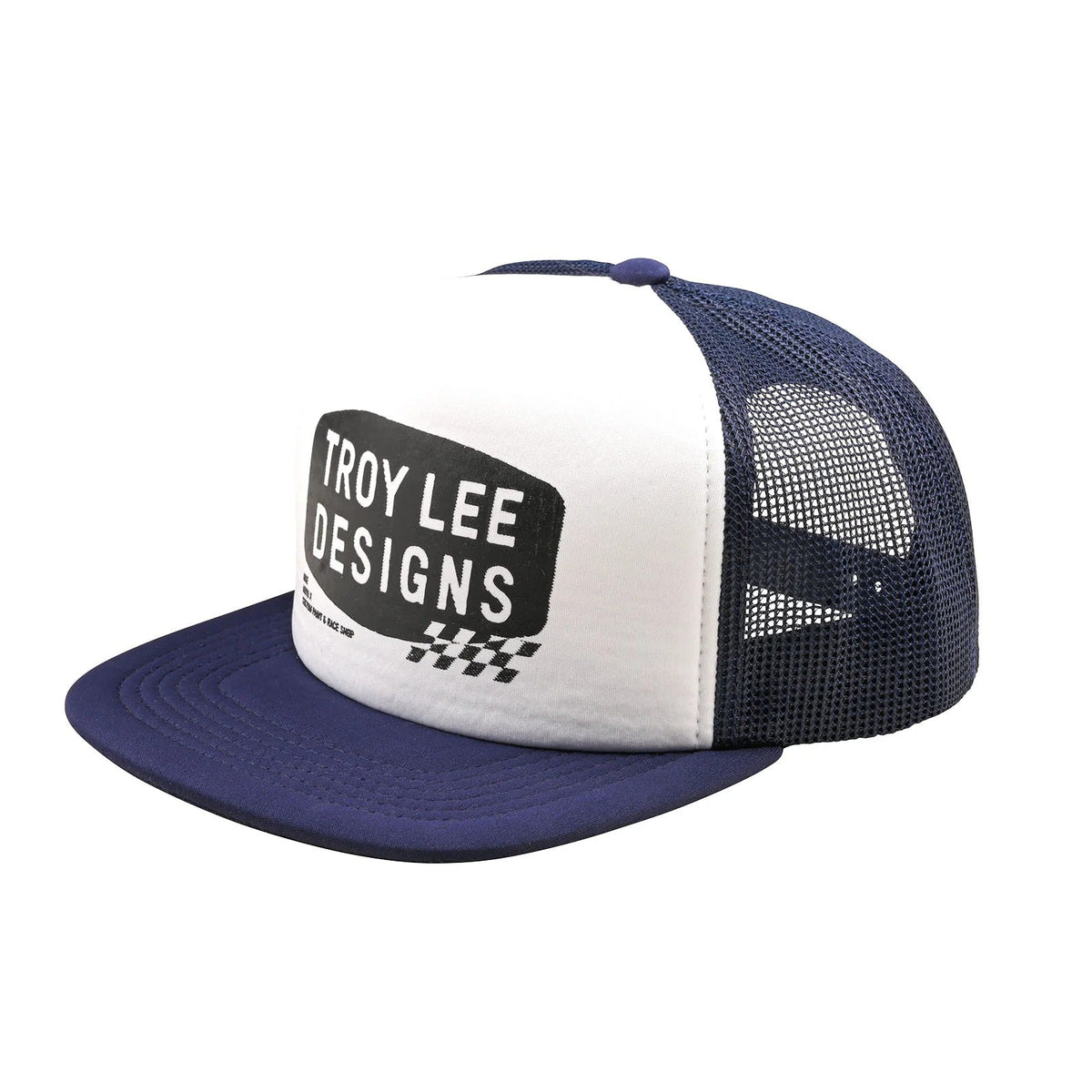 Jockey / Gorro Troy Lee Designs trucke stamp vintage white / navy osfa