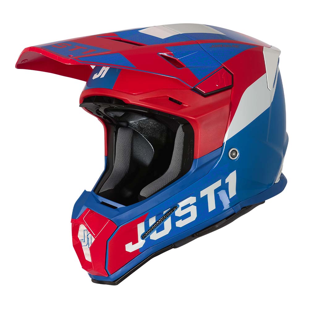 Casco Just1 J22 adrenaline red/blue/carbon