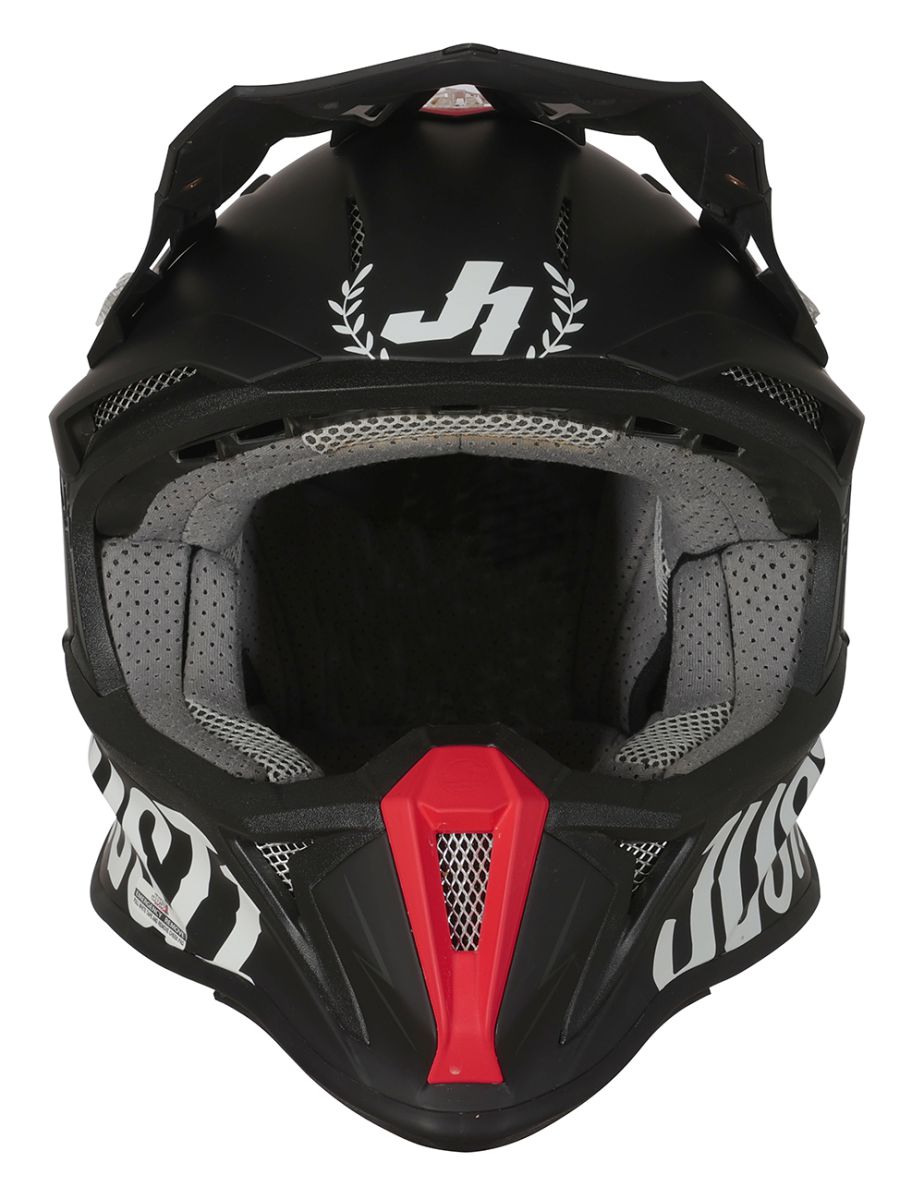 Just1 Casco Moto J18-F VIEJA ESCUELA NEGRO 22.06-ProCircuit