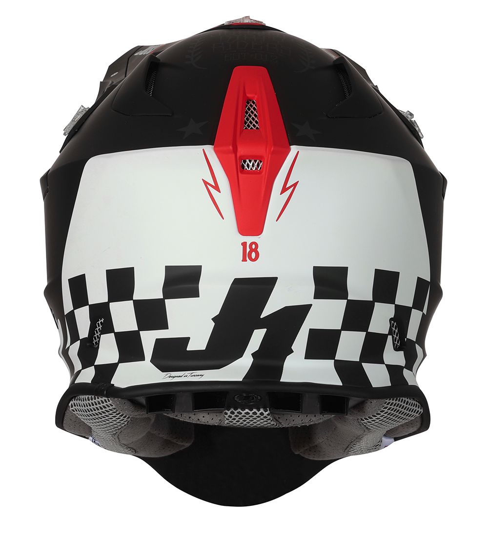 Just1 Casco Moto J18-F VIEJA ESCUELA NEGRO 22.06-ProCircuit