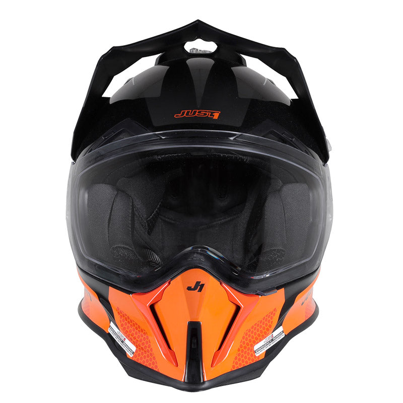 Copia de Just1 Casco Moto J14-F ELITE NARANJA NEGRO-ProCircuit