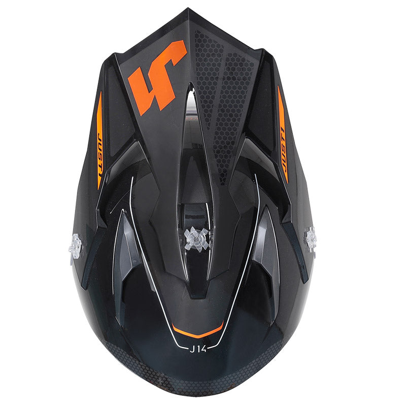 Copia de Just1 Casco Moto J14-F ELITE NARANJA NEGRO-ProCircuit