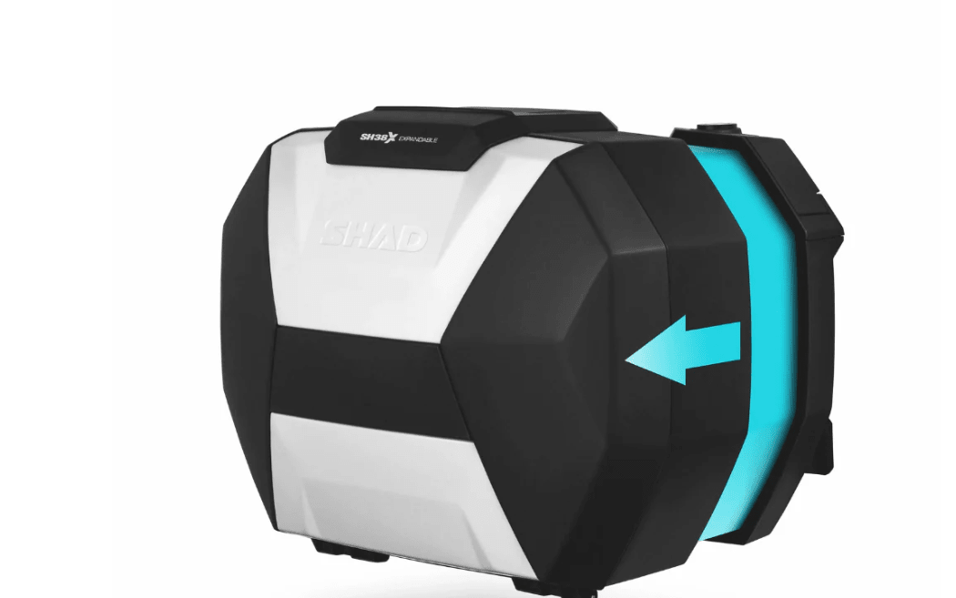 Maleta para Moto Shad lateral SH38X Aluminio (D0B38200)