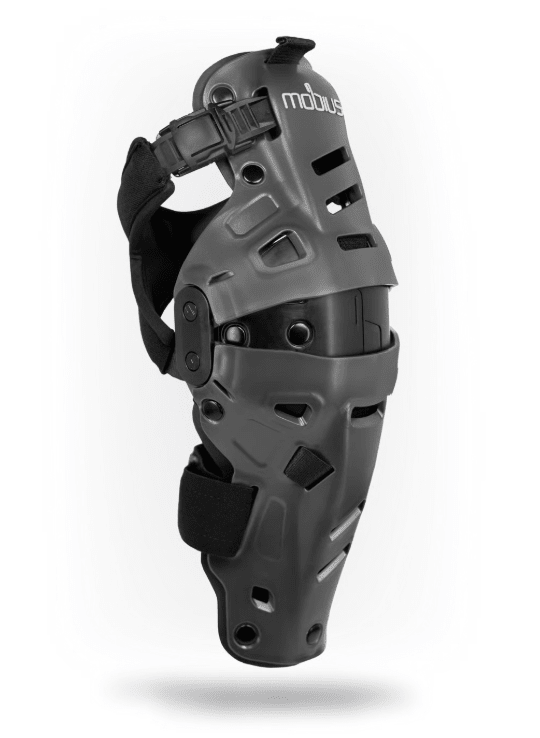 Mobius H8H Hybrid Knee Support System, Storm Grey/BLK, S/M - procircuitcl