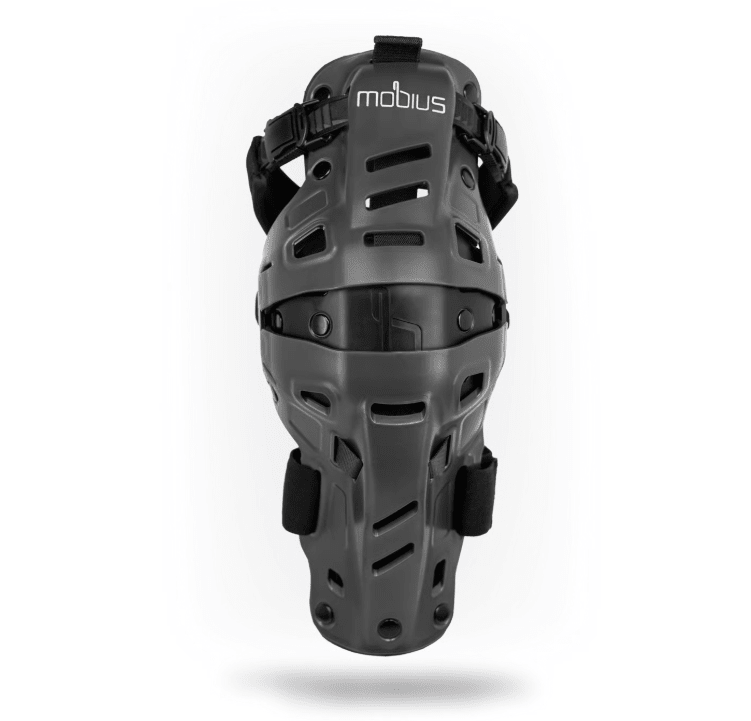 Mobius H8H Hybrid Knee Support System, Storm Grey/BLK, S/M - procircuitcl