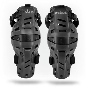 Mobius H8H Hybrid Knee Support System, Storm Grey/BLK, S/M - procircuitcl
