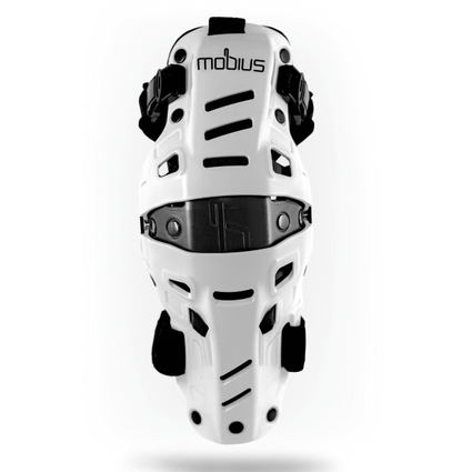 Mobius X8H Hybrid Knee Support System, White/BLK - procircuitcl