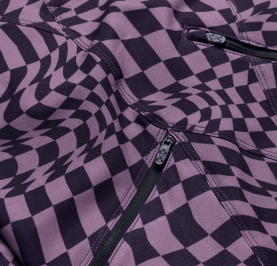 Pantalón Troy Lee Desing Liliums Twisted Checkers Purple - procircuit