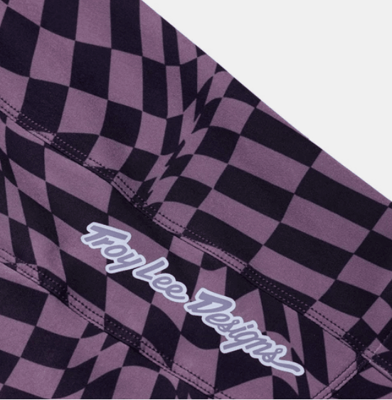 Pantalón Troy Lee Desing Liliums Twisted Checkers Purple - procircuit