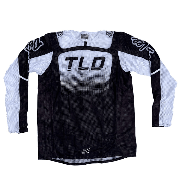 Polera Troy Lee Designs SE PRO Air Pulse Black / White - procircuit