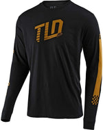 Polera Troy Lee Designs Trackside L/S – Black / Gold - procircuit