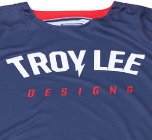 Polera Troy Lee Desing Boltz Navy / Red - procircuit