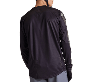 Polera Troy Lee Desing Flowline LS Confined Black - procircuit